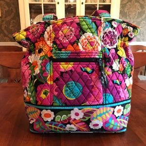 Floral Vera Bradley tote bag